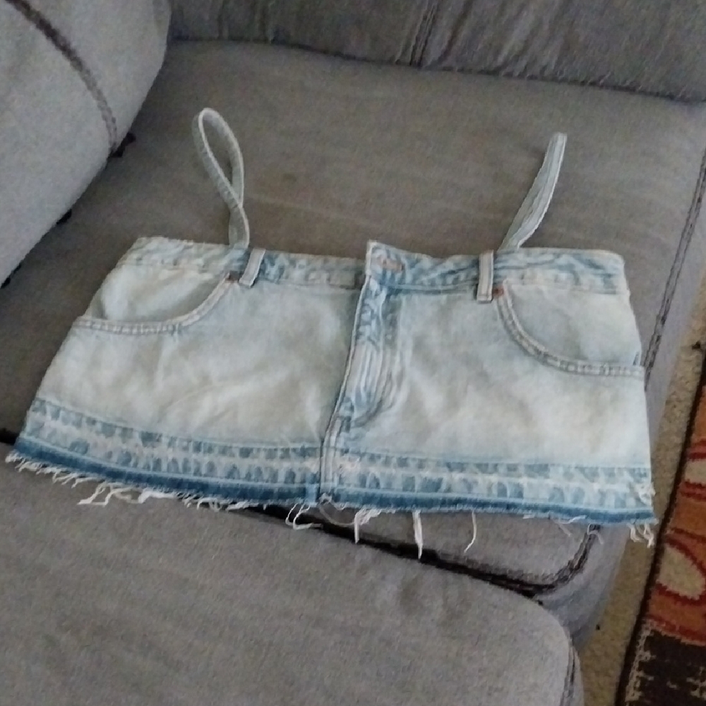 Zara Denim Top - Picture 4 of 9